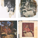 Quatre reproductions de l'Innocent X provenant du studio de Bacon